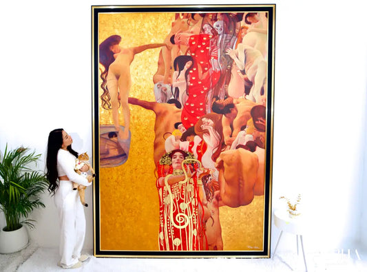 La Médecine – Une Œuvre Réimaginée de Gustav Klimt par Master Apollon | 180 x 270 cm Reproductions de tableaux à la