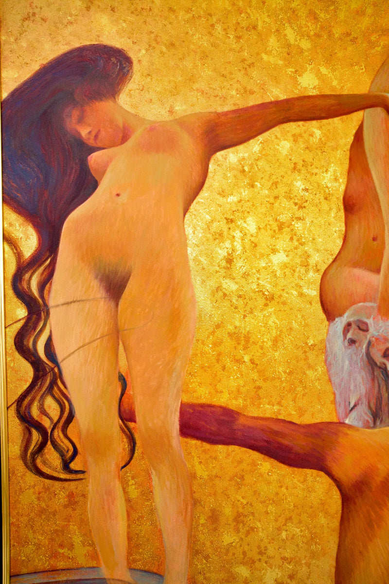 Tıp – Master Apollon tarafından Gustav Klimt'in Yeniden Hayal Edilmiş Bir Eseri | 180x270 cm