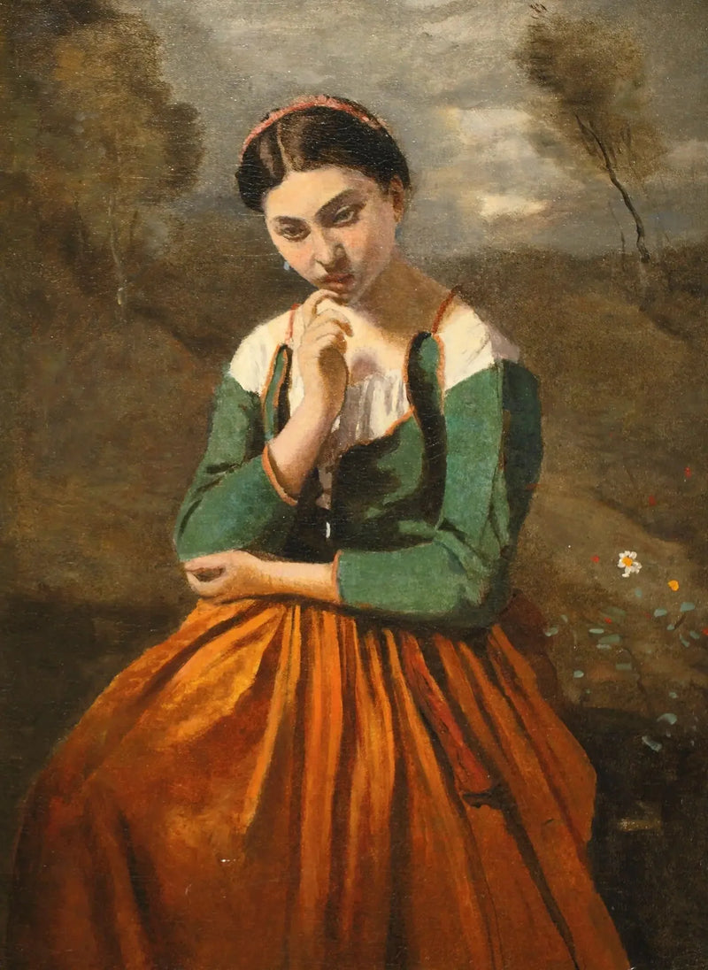 Meditasyon - Jean-Baptiste Camille Corot