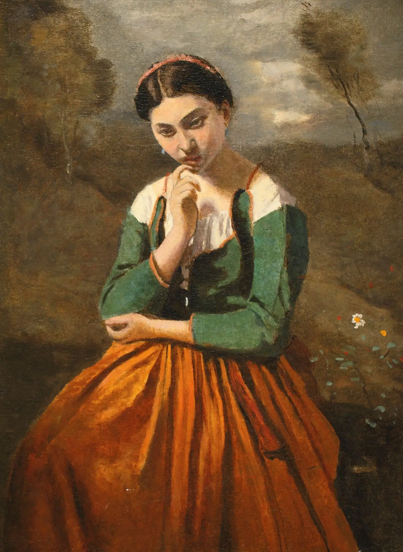 Meditasyon - Jean-Baptiste Camille Corot