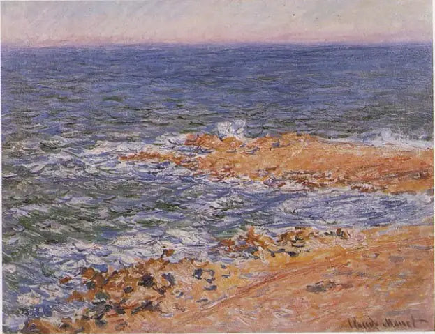 La mer à Antibes - Claude Monet image 1 reproduction de peinture à l’huile