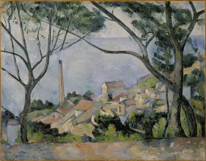 Estaque'de Deniz - Paul Cézanne