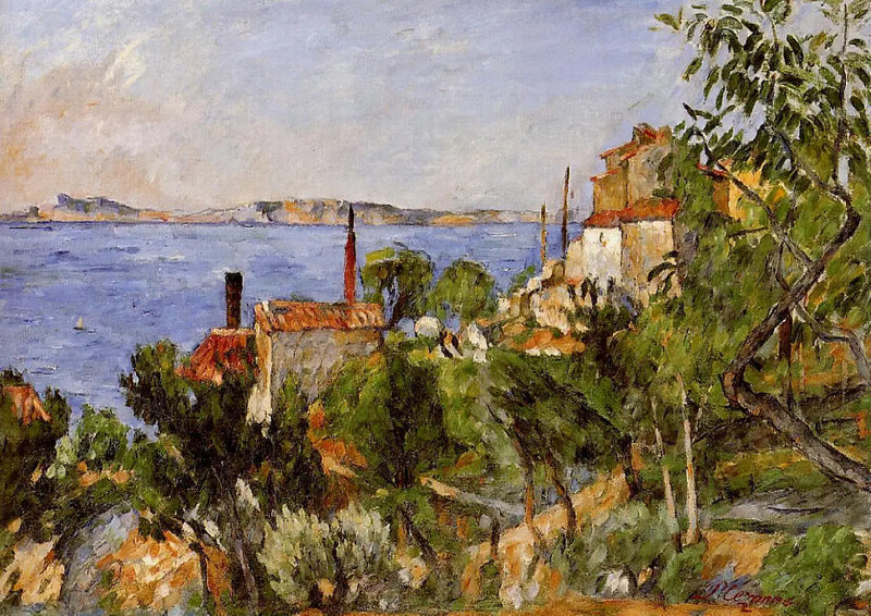 Estaque'deki Deniz - Paul Cézanne