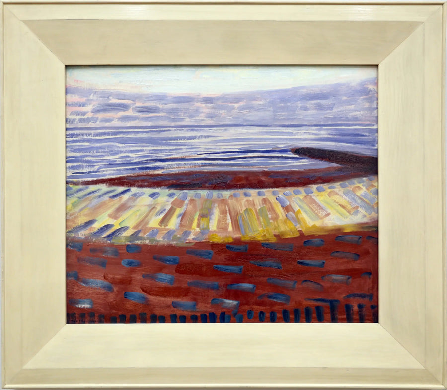 Güneş Batarken Deniz - Piet Mondrian