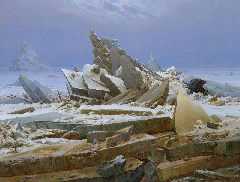 Buz Denizi - Caspar David Friedrich