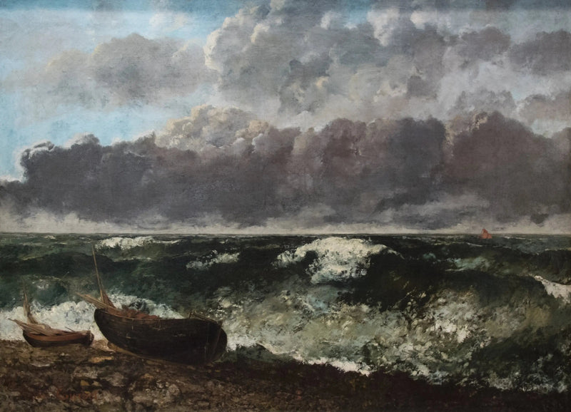 Fırtınalı Deniz - Gustave Courbet