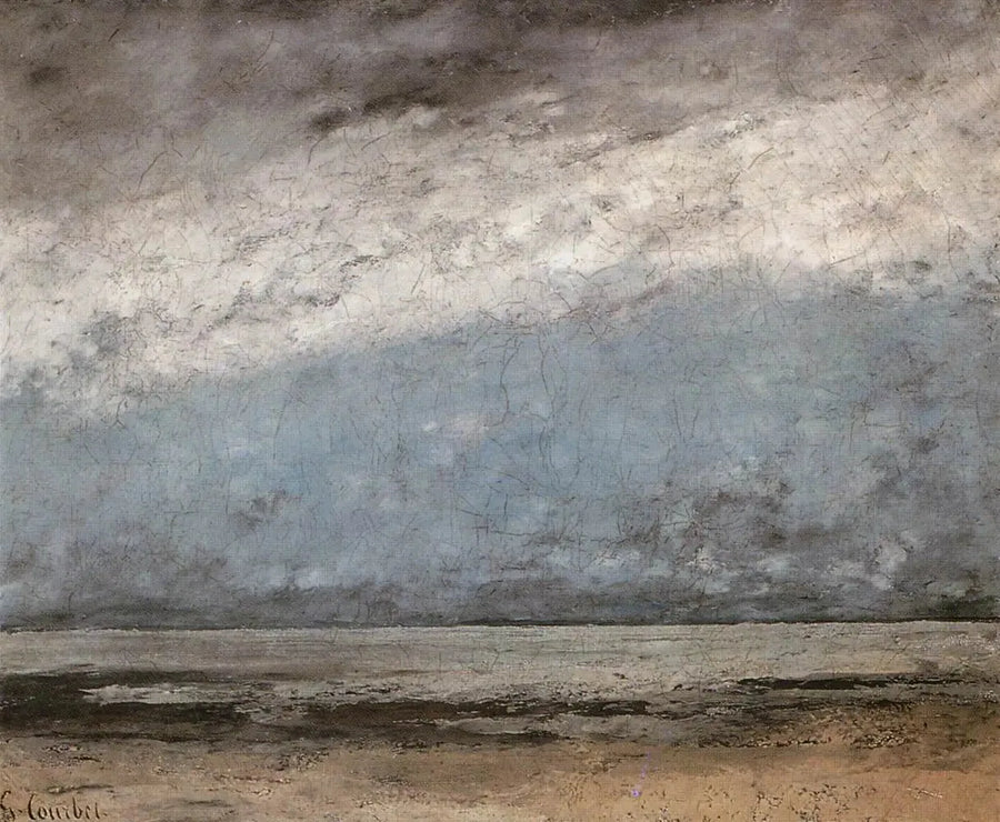 Trouville Yakınlarındaki Deniz - Gustave Courbet