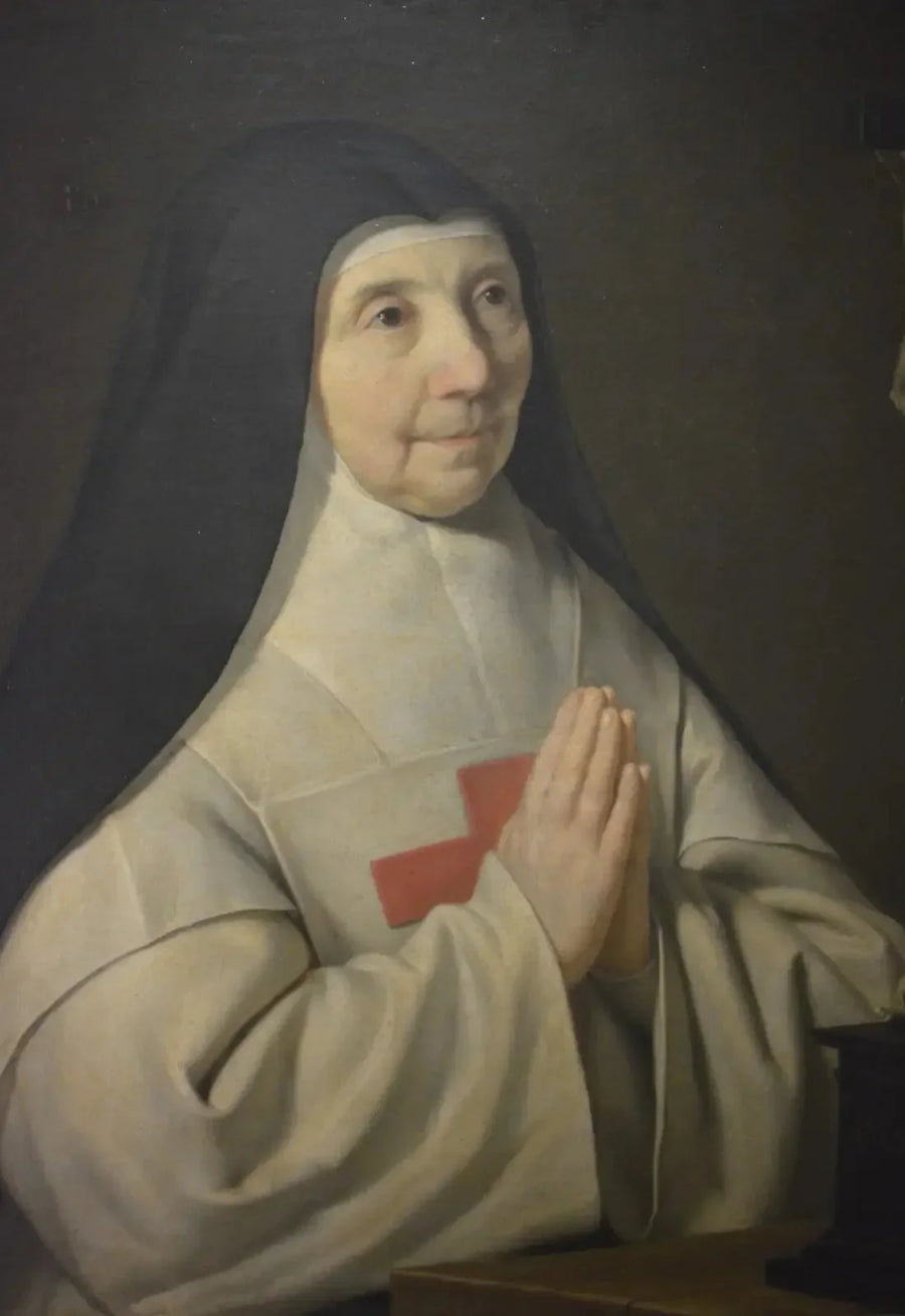 Saint-Paul Anası Agnès Dua Ediyor - Philippe de Champaigne
