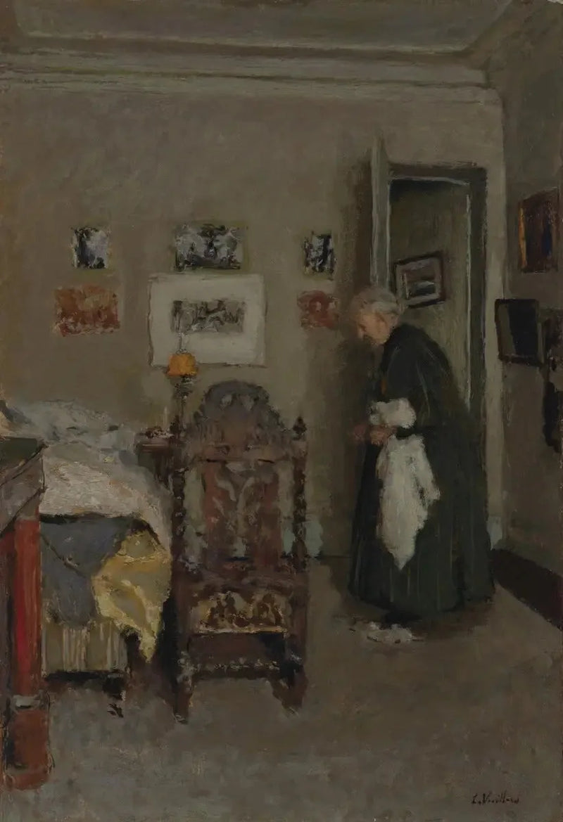Sanatçının annesi, Paris, Calais Caddesi'ndeki dairesinde - Sabah - Édouard Vuillard