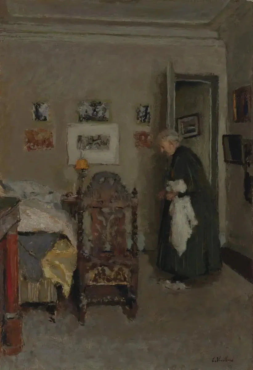 Sanatçının annesi, Paris, Calais Caddesi'ndeki dairesinde - Sabah - Édouard Vuillard