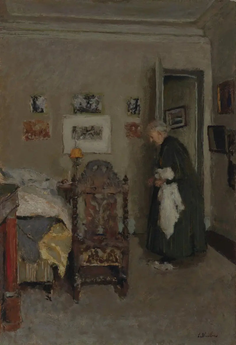 Sanatçının annesi, Paris, Calais Caddesi'ndeki dairesinde - Sabah - Édouard Vuillard