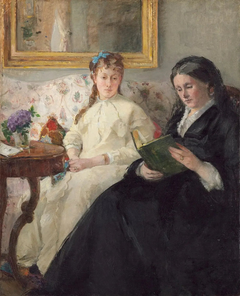 Sanatçının Annesi ve Kız Kardeşi - Berthe Morisot