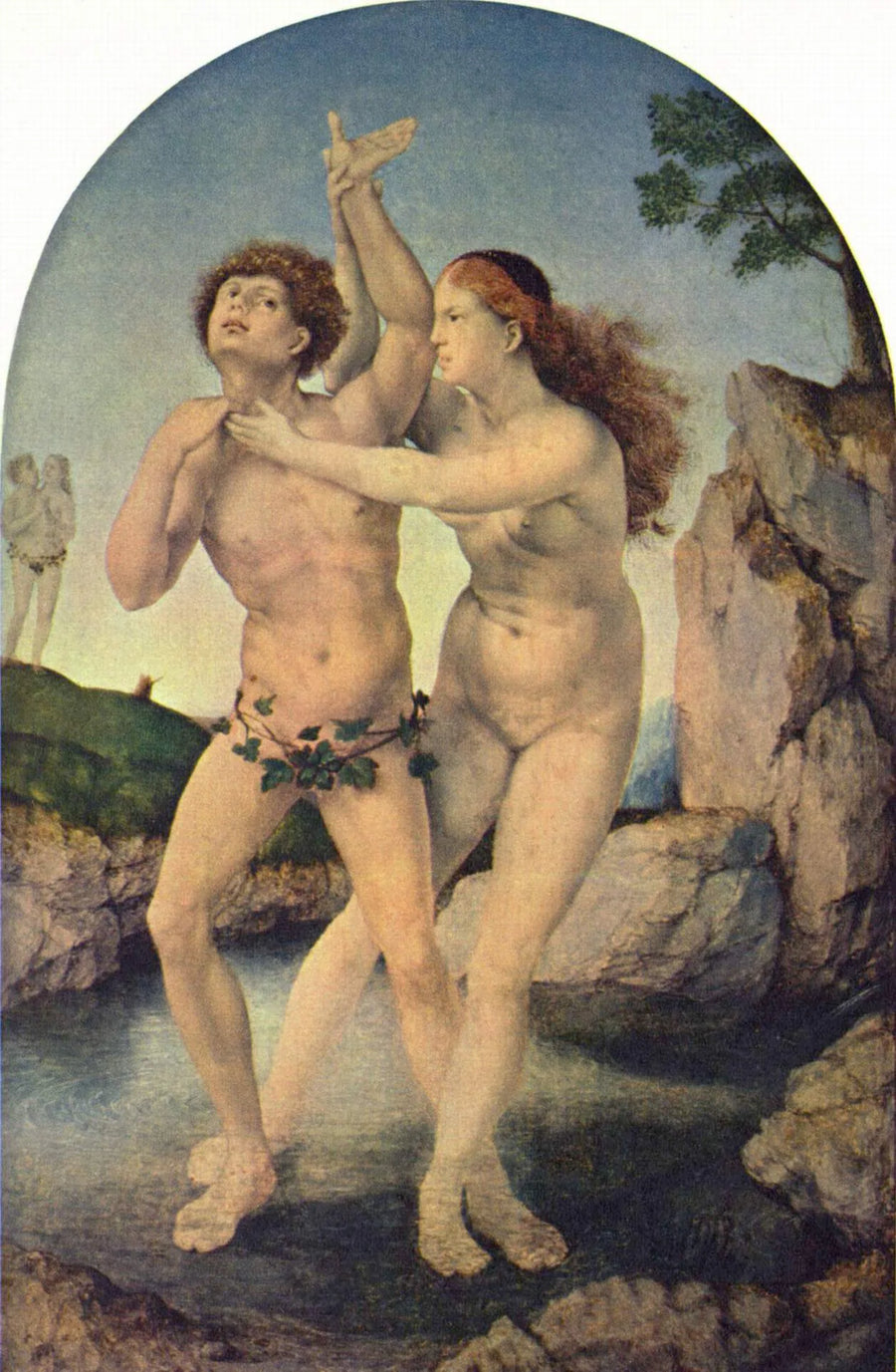 Hermaphrodit ve Salmacis'in Dönüşümü - Jan Gossaert
