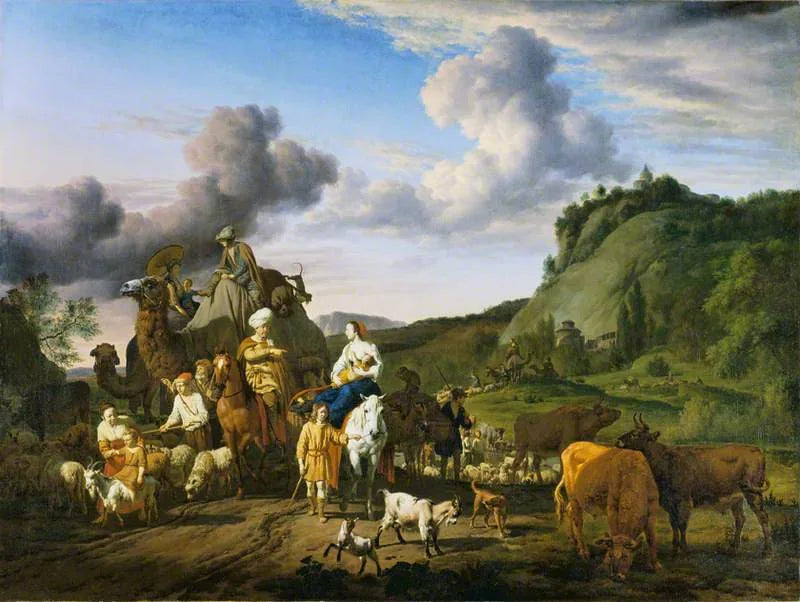 La migration de Jacob - Adriaen van de Velde