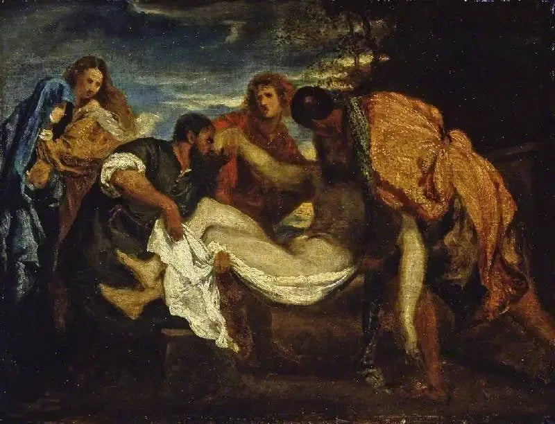 Titien'e Göre Mezarbağlama - Henri Fantin-Latour