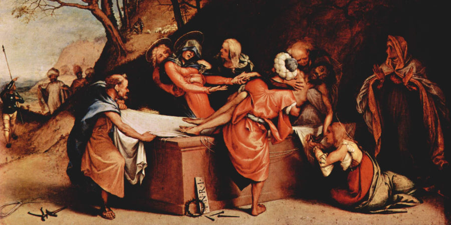 İsa'nın Mezarına Koyuluşu (Lotto) - Lorenzo Lotto