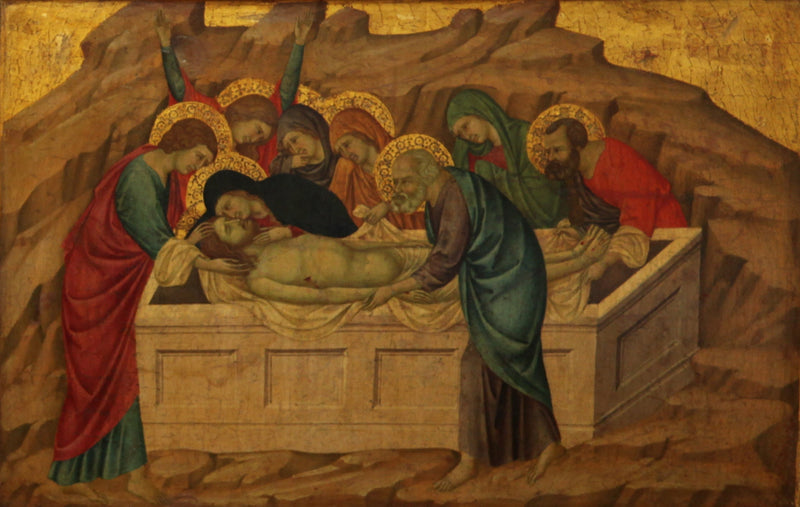 İsa'nın defnedilmesi - Ugolino di Nerio