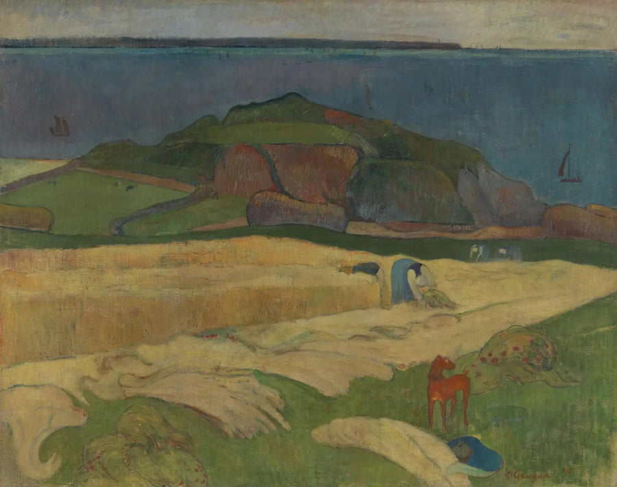 Denizde Hasat, Le Pouldu - Paul Gauguin