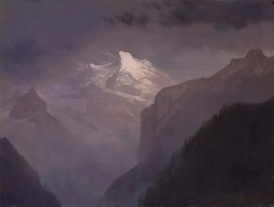 Karla Kaplı Dağ - Albert Bierstadt