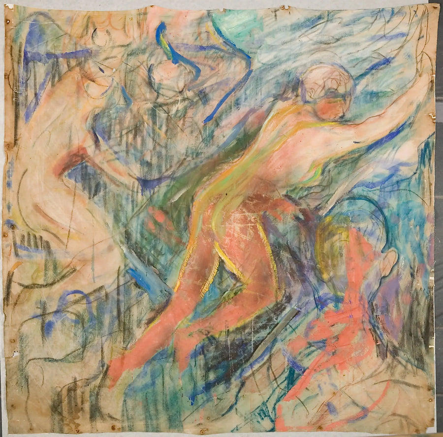 İnsan Dağı: sol üst kısım - Edvard Munch