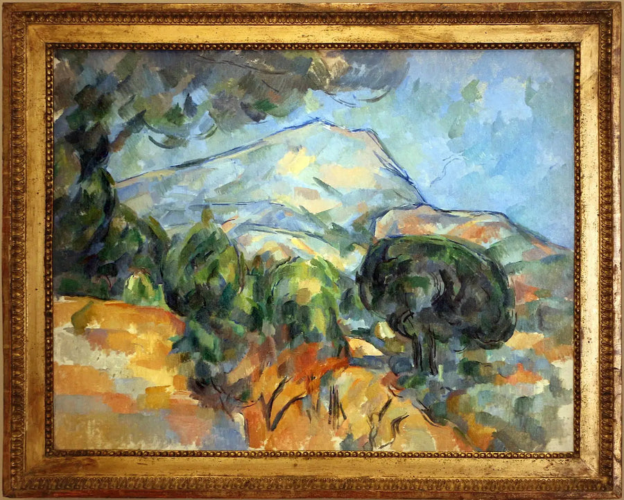 Tholonet Yolu Üzerindeki Sainte-Victoire Dağı (çam ağacı ile) - Paul Cézanne