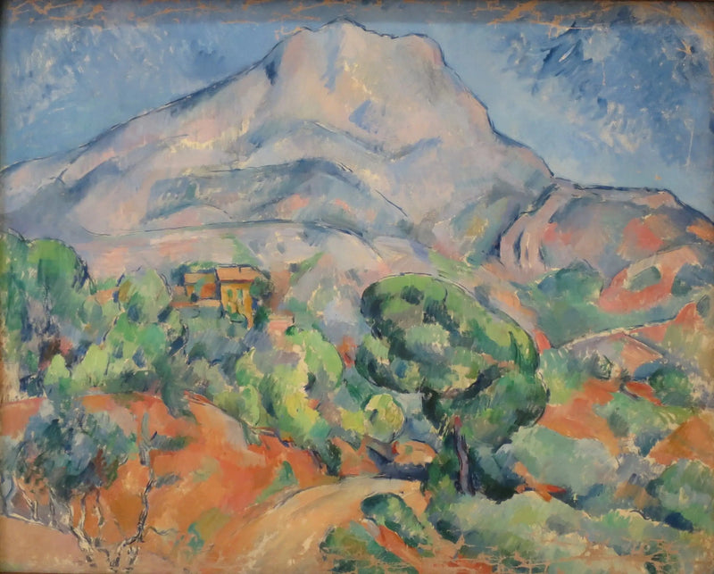 Tholonet Yolu Üzerindeki Sainte-Victoire Dağı - Paul Cézanne