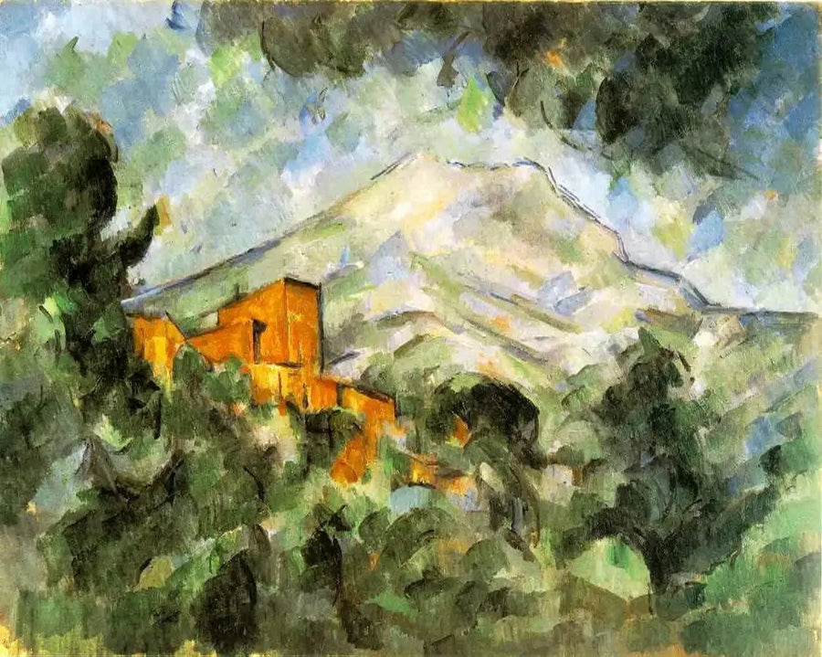 La Montagne Sainte-Victoire ve Château Noir - Paul Cézanne
