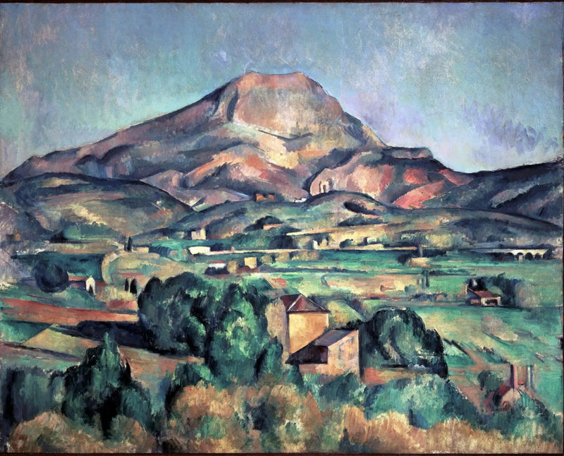 Bellevue'den Sainte-Victoire Dağı manzarası - Paul Cézanne