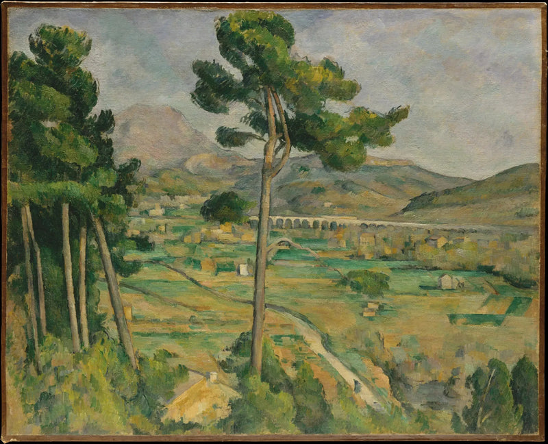 Montbriand'dan Sainte-Victoire Dağı manzarası - Paul Cézanne