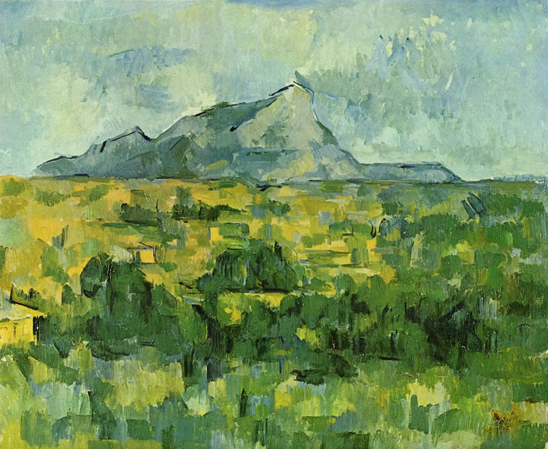 Lauves'tan Görülen Sainte-Victoire Dağı - Paul Cézanne