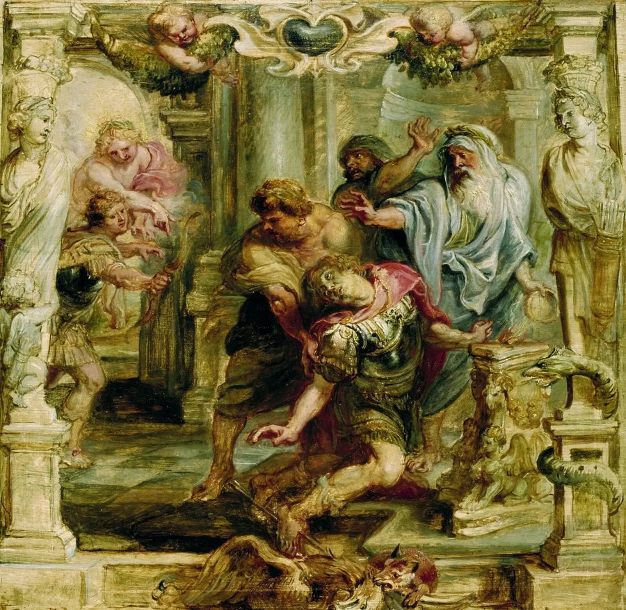Achilles'in Ölümü - Peter Paul Rubens