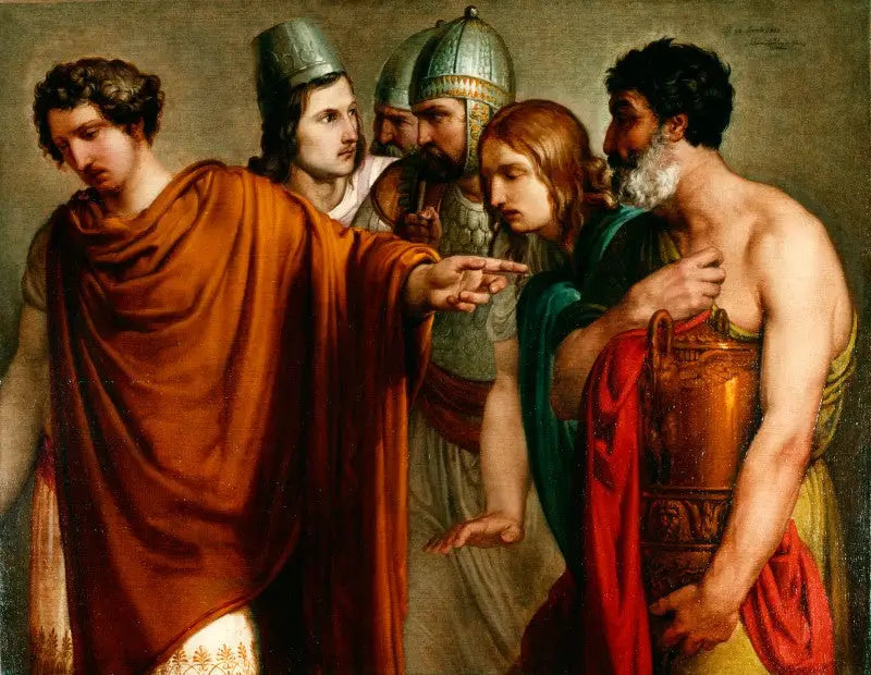 Abradate'in Ölümü - Francesco Hayez