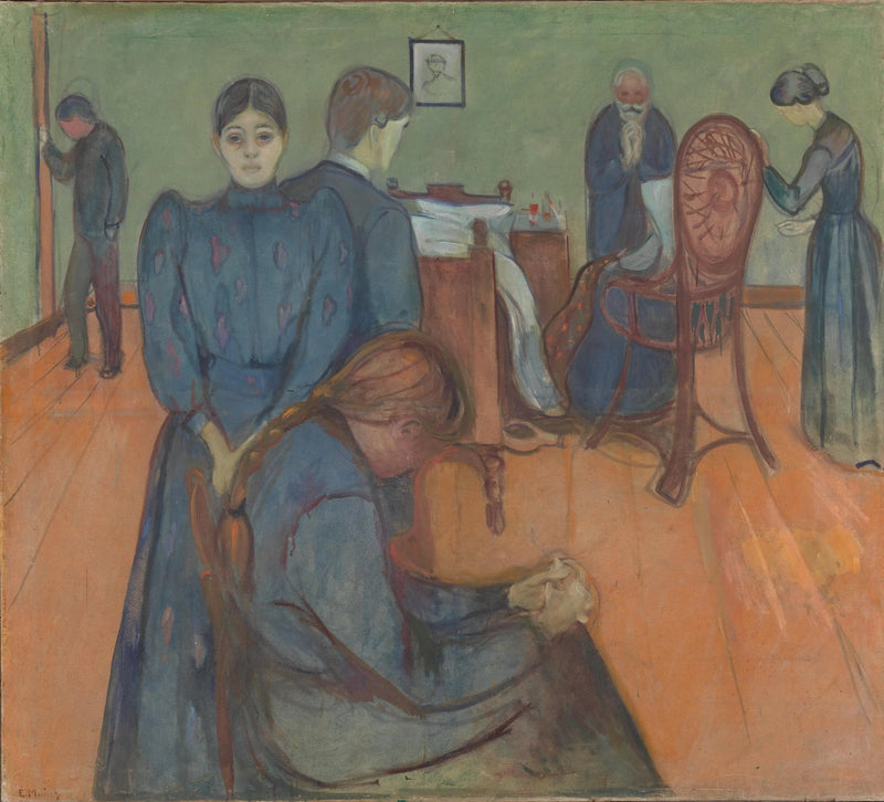 Hasta Odasındaki Ölüm - Edvard Munch