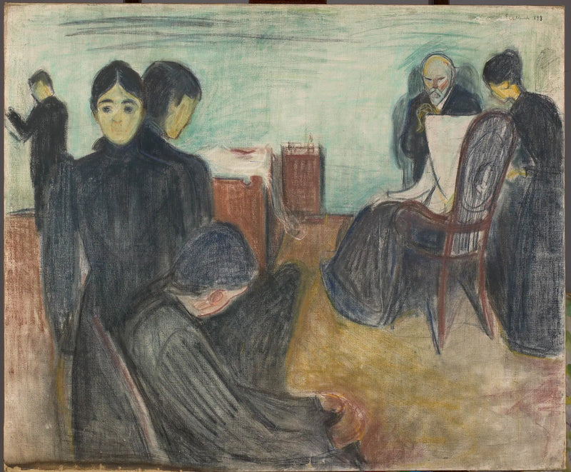 Hasta Odasındaki Ölüm - Edvard Munch