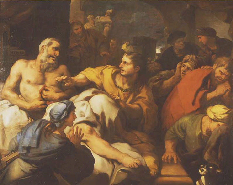 La Mort de Caton - Luca Giordano
