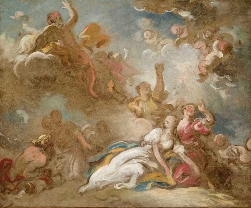 Kleopatra'nın Ölümü - Jean-Honoré Fragonard