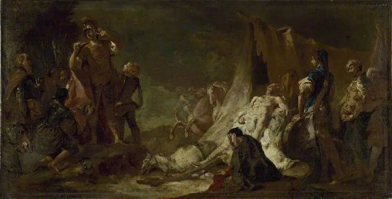 Darius'un Ölümü - Giovanni Battista Piazzetta