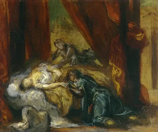 Desdémone'nin Ölümü - Eugène Delacroix