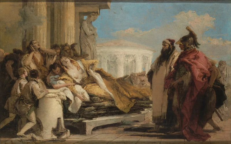 Didon'un Ölümü - Giovanni Battista Tiepolo