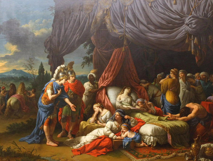 Darius'un Eşinin Ölümü - Louis Jean François Lagrenée