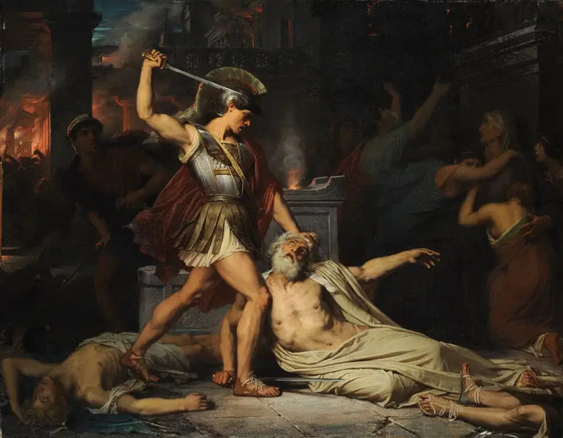 Priam'ın Ölümü - Jules Lefebvre