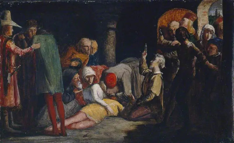 Romeo ve Juliet'in Ölümü - John Everett Millais