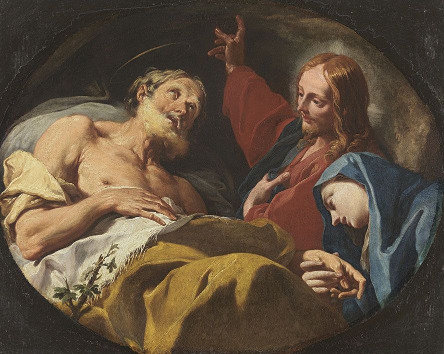 La mort de saint Joseph - Giovanni Battista Pittoni