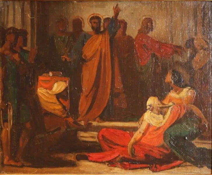Saphira'nın Ölümü - Léon Bonnat