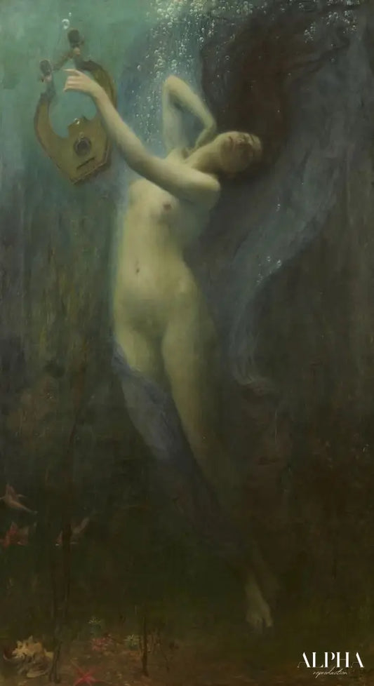 La mort de Sappho - Charles-Amable Lenoir - Reproductions de tableaux et peintures haut de gamme