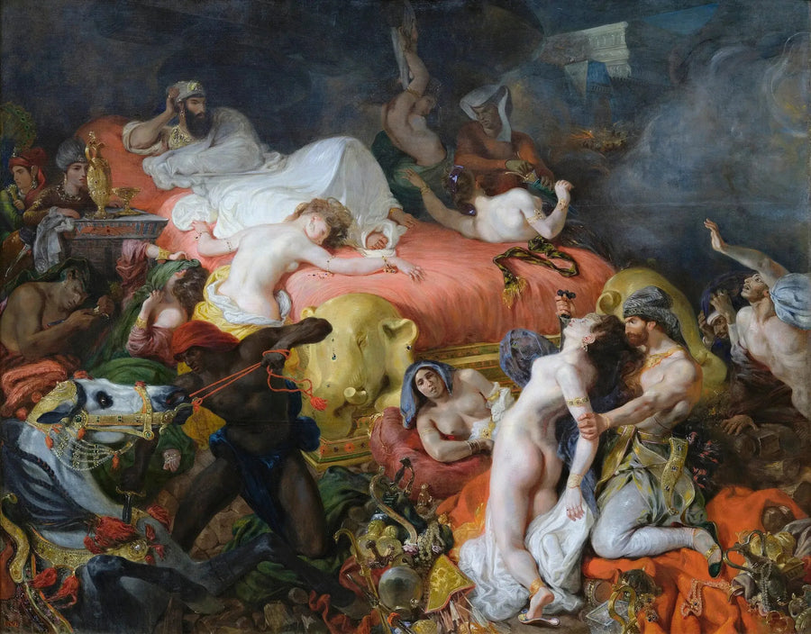 Sardanapal'ın Ölümü - Eugène Delacroix