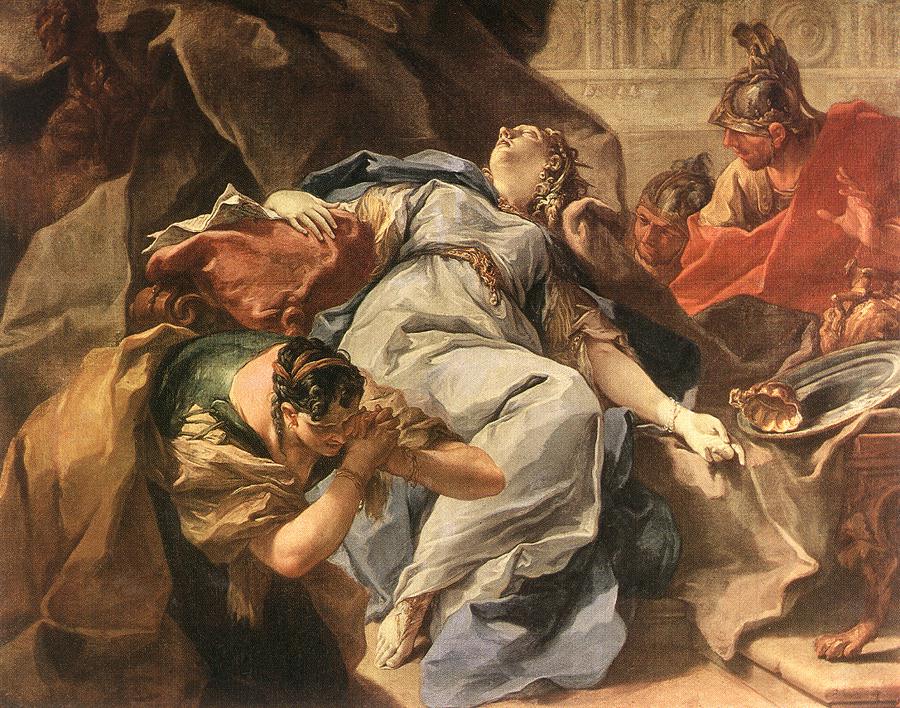 Sophonisba'nın Ölümü - Giovanni Battista Pittoni
