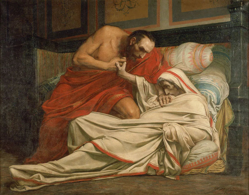 La Mort de Tibère - Jean-Paul Laurens image 1 reproduction réalisée par Alpha Reproduction