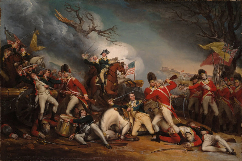 Princeton Savaşı'nda General Mercer'ın Ölümü, 3 Ocak 1777 - John Trumbull