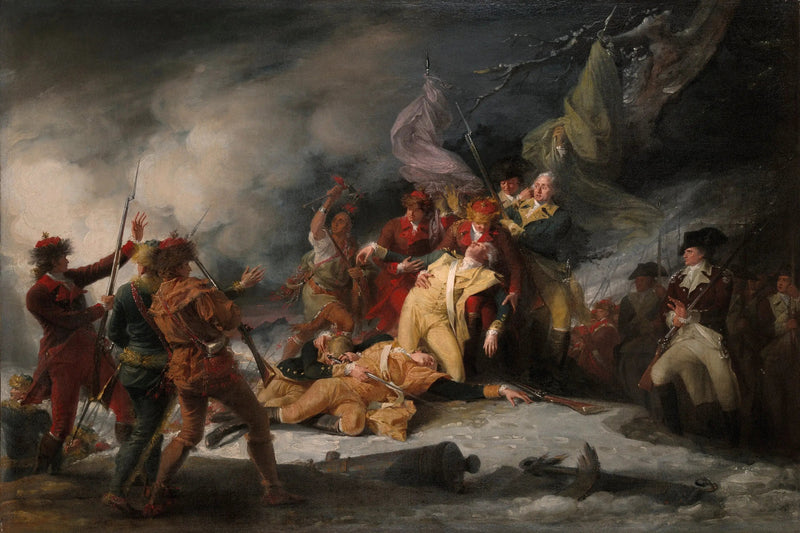 General Montgomery'nin Ölümü Quebec Savaşı'nda, 31 Aralık 1775 - John Trumbull
